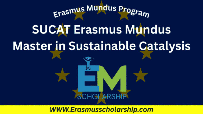 Erasmus Mundus SUCAT Scholarship 2027 Master in Sustainable Catalysis