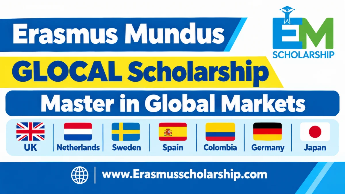 Erasmus Mundus GLOCAL Scholarship Master in Global Markets
