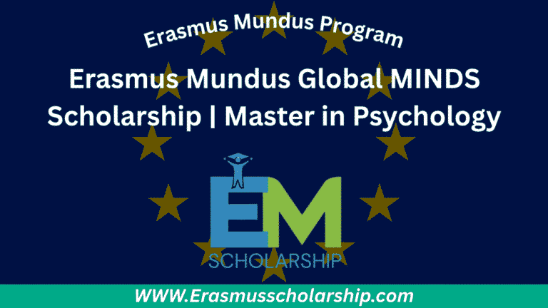 Erasmus Mundus Global MINDS Scholarship 2026 | Master in Psychology