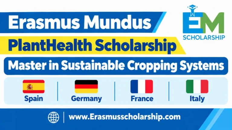 Erasmus Mundus PlantHealth Scholarship 2027 | Master in Sustainable Cropping Systems