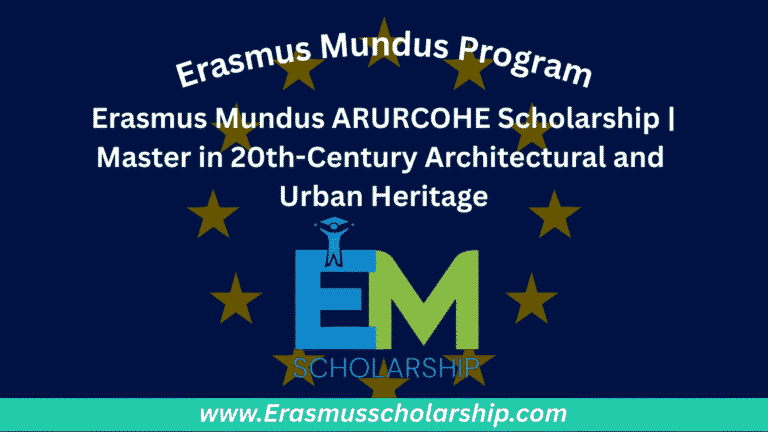 Erasmus Mundus ARURCOHE Scholarship 2026 | Masters in Europe
