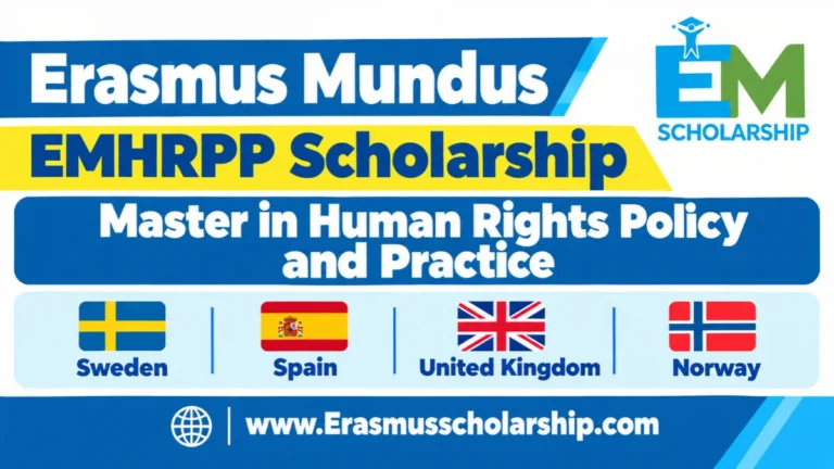 Erasmus Mundus EMHRPP Scholarship 2027 | Master in Human Rights Policy and Practice