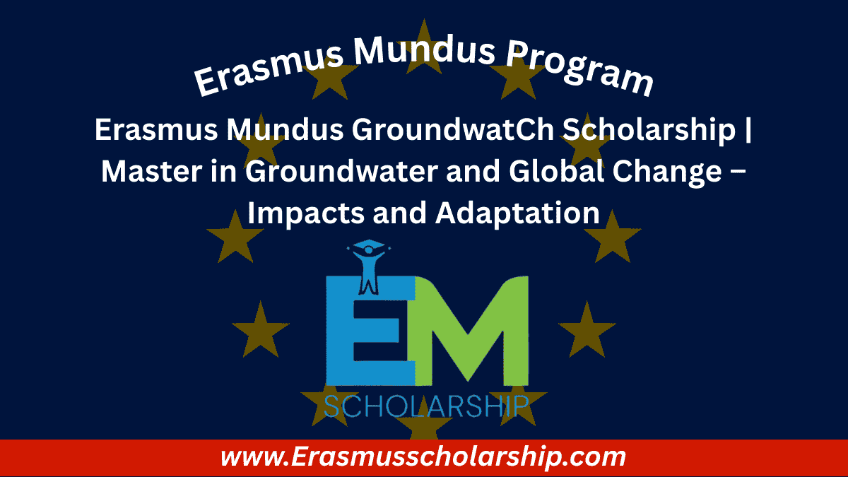 Erasmus Mundus GroundwatCh Scholarship