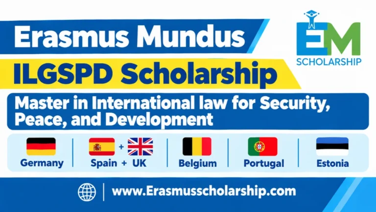 Erasmus Mundus ILGSPD Scholarship 2027 | Master in International law for Security, Peace, and Development