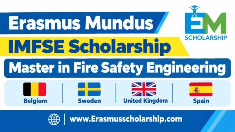 Erasmus Mundus IMFSE Scholarship 2027 | Master in Fire Safety Engineering