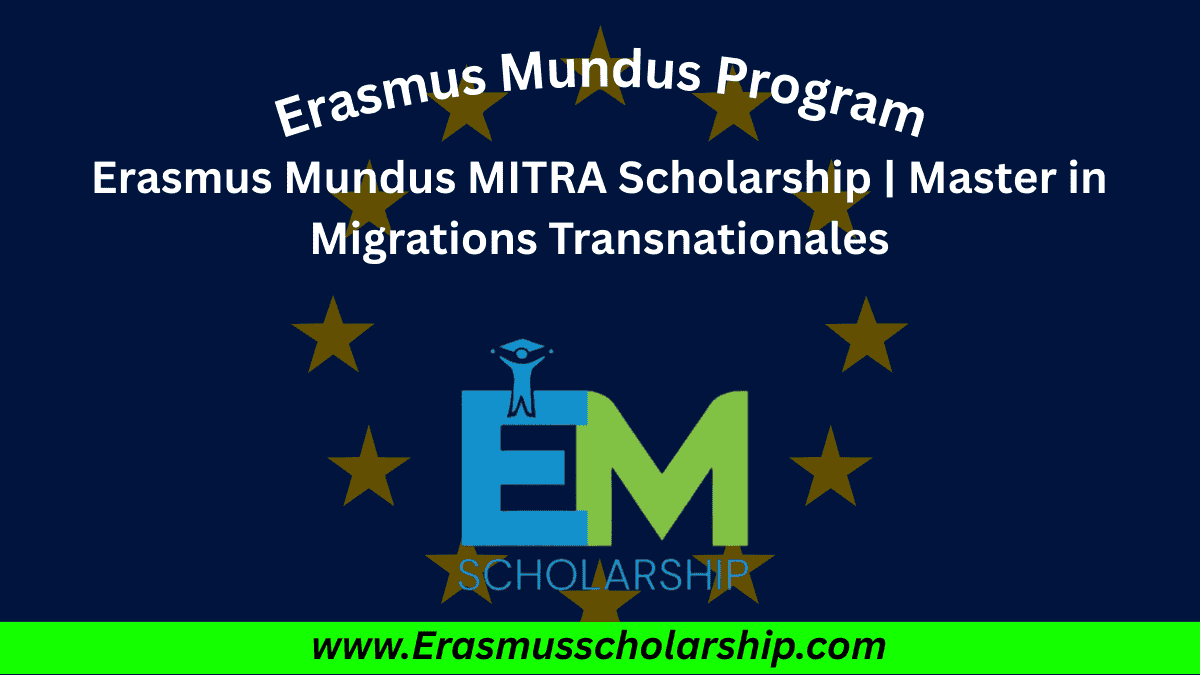 Erasmus Mundus MITRA Scholarship