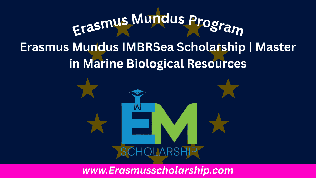 Erasmus Mundus IMBRSea Scholarship
