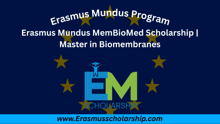 Erasmus Mundus MemBioMed Scholarship 2026 | Master in Biomembranes