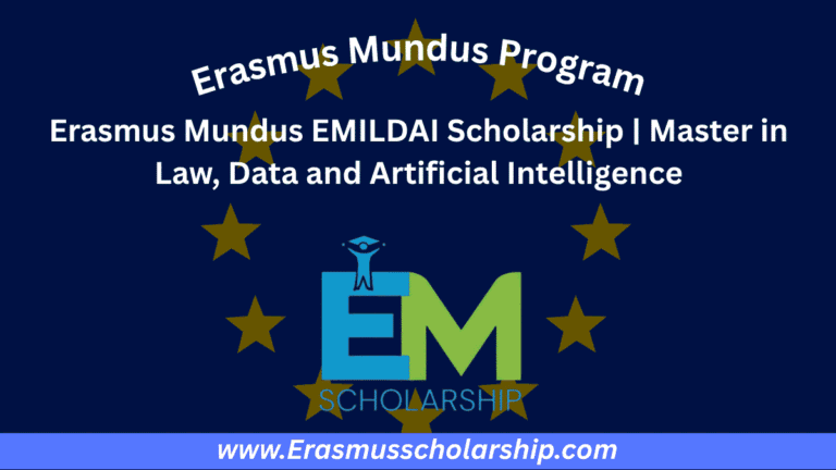 Erasmus Mundus EMILDAI Scholarship 2026 | Master in Law, Data and Artificial Intelligence