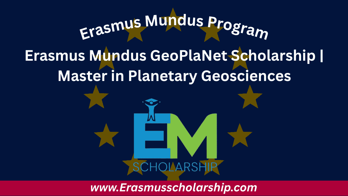 Erasmus Mundus GeoPlaNet Scholarship