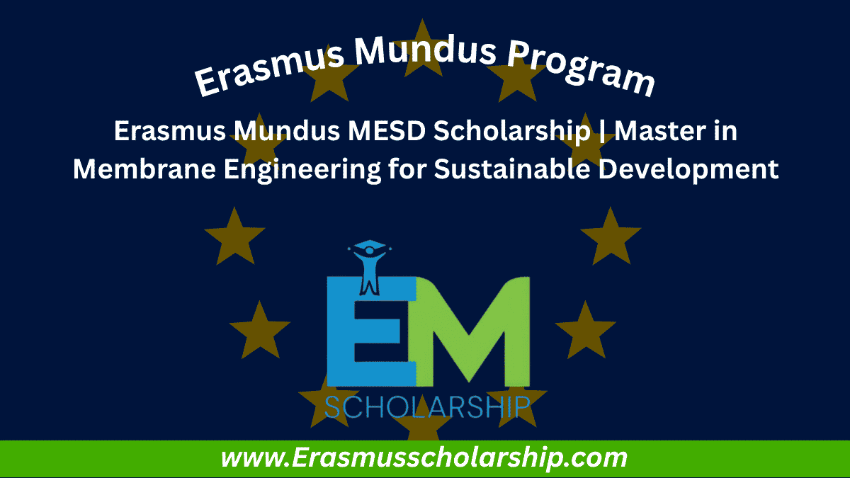 Erasmus Mundus MESD Scholarship