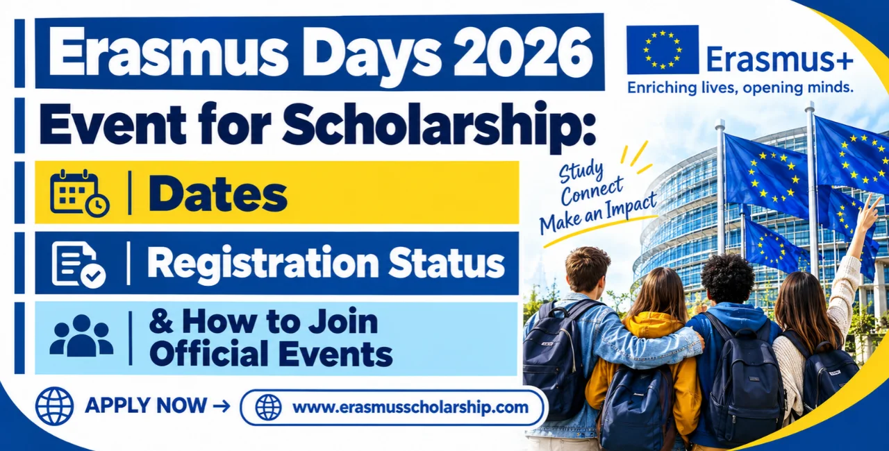 Erasmus Days 2026 Event for Scholarship