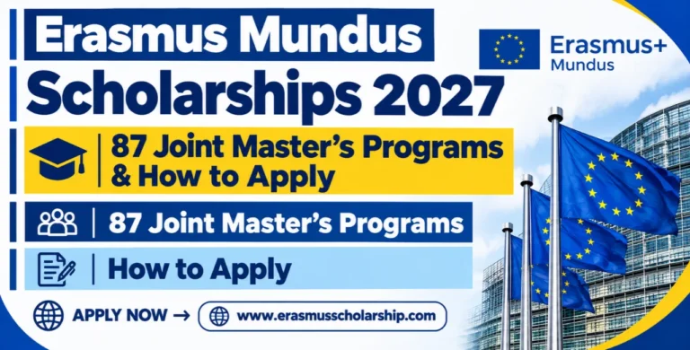 Erasmus Mundus Scholarships 2027: 87 Joint Master’s Programs & How to Apply