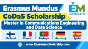 Erasmus Mundus CoDaS Scholarship 2027 | Master in Communications Engineering and Data Science