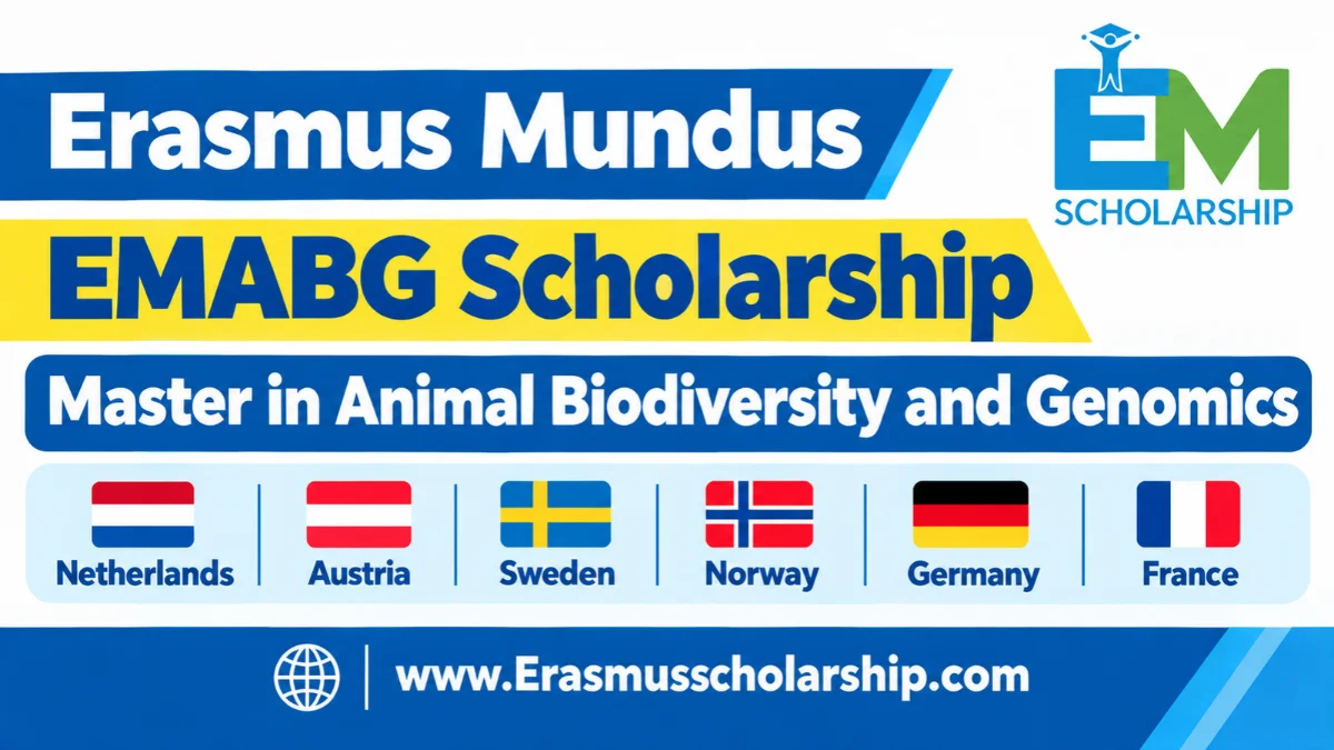 Erasmus Mundus EMABG Scholarship _ Master in Animal Biodiversity and Genomics